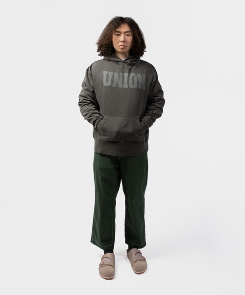 UNION(UNION TOKYO)(ユニオン)の「UNION TOKYO P.E HOODIE ユニオントーキョー(パーカー・メンズ・ヘザーグレー/ブラック・L/M)」の8枚目の写真