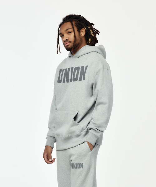 UNION(UNION TOKYO)(ユニオン)の「UNION TOKYO P.E HOODIE ユニオントーキョー(パーカー・メンズ・ヘザーグレー/ブラック・L/M)」の21枚目の写真