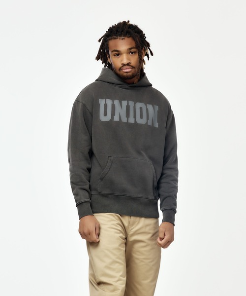 UNION(UNION TOKYO)(ユニオン)の「UNION TOKYO P.E HOODIE ユニオントーキョー(パーカー・メンズ・ヘザーグレー/ブラック・L/M)」の14枚目の写真