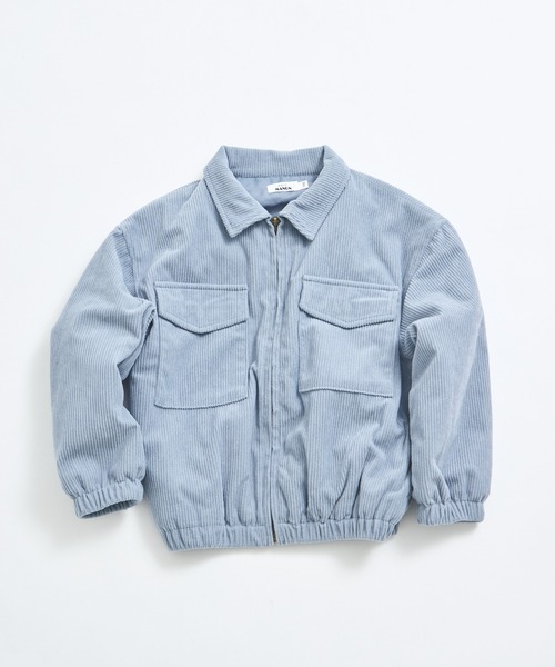 pairmanon（ペアマノン）の「【洗える】【軽い】【あたたかい】ユニセックス コーデュロイフライトジャケット（その他アウター・キッズ・ベージュ/ブルー・100/110/120/130/140/150/90）」の9枚目の写真