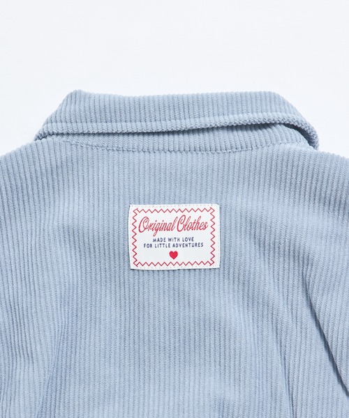 pairmanon（ペアマノン）の「【洗える】【軽い】【あたたかい】ユニセックス コーデュロイフライトジャケット（その他アウター・キッズ・ベージュ/ブルー・100/110/120/130/140/150/90）」の14枚目の写真