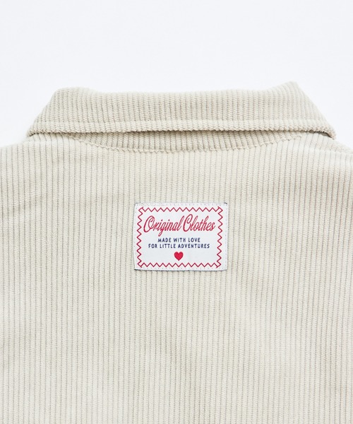 pairmanon（ペアマノン）の「【洗える】【軽い】【あたたかい】ユニセックス コーデュロイフライトジャケット（その他アウター・キッズ・ベージュ/ブルー・100/110/120/130/140/150/90）」の16枚目の写真