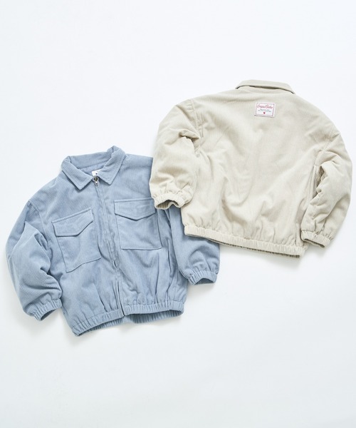 pairmanon（ペアマノン）の「【洗える】【軽い】【あたたかい】ユニセックス コーデュロイフライトジャケット（その他アウター・キッズ・ベージュ/ブルー・100/110/120/130/140/150/90）」の17枚目の写真