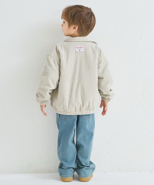 pairmanon（ペアマノン）の「【洗える】【軽い】【あたたかい】ユニセックス コーデュロイフライトジャケット（その他アウター・キッズ・ベージュ/ブルー・100/110/120/130/140/150/90）」の21枚目の写真