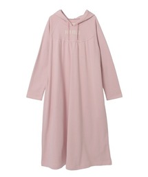 フード付きワンピース/桃色ピンク ワンピース パーカー」に該当するレディースのワンピース/ドレス