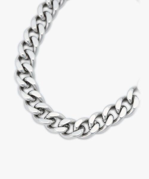 agnes b.（アニエスベー）の「メンズ メタル チェーン ブレスレット ”Lezard”（ブレスレット・メンズ・シルバー・FREE）」の2枚目の写真