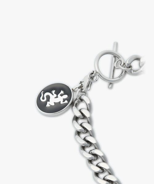agnes b.（アニエスベー）の「メンズ メタル チェーン ブレスレット ”Lezard”（ブレスレット・メンズ・シルバー・FREE）」の3枚目の写真