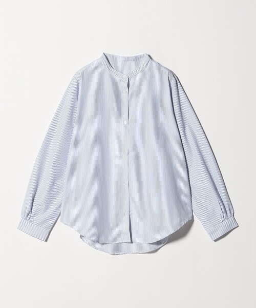 A DAY IN THE LIFE UNITED ARROWS(アデイインザライフユナイテッドアローズ)の「フェザー ハイネックベスト+シャツ <A DAY IN THE LIFE>(ニット/セーター・レディース・オフホワイト/ダークグレー・FREE)」の5枚目の写真