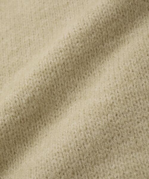 Green　Parks（グリーンパークス）の「フェイクレイヤードVネックニットプルオーバー（ニット/セーター・レディース・杢グレー/ライトベージュ/ブラウン・FREE）」の12枚目の写真