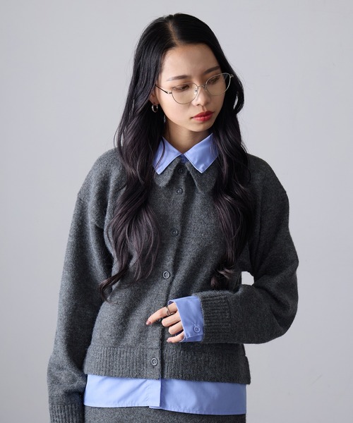 AIM（エイム）の「【AIM】バタフライシェイプ クリアレンズ メガネ aloe（メガネ・レディース・ブラック/シルバー/ゴールド・FREE）」の12枚目の写真