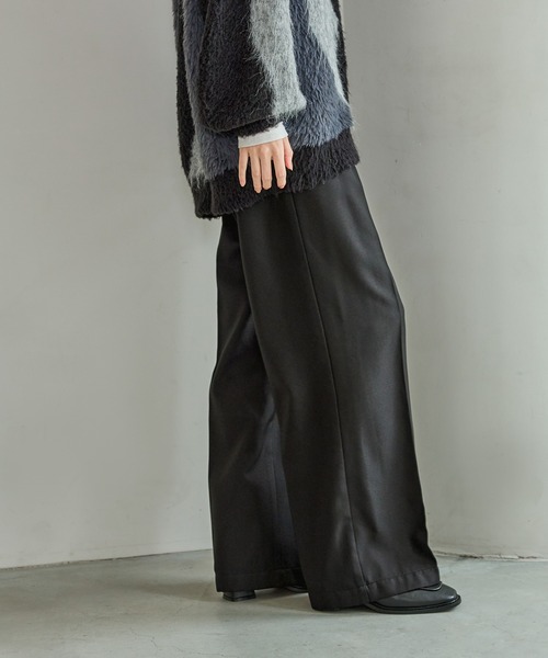 LAKOLE(ラコレ)の「裏起毛タックイージーパンツ / 591128(スラックス・レディース・モカ/ブラウン/ボルドー/グレー/ブラック・SMALL/MEDIUM/LARGE)」の11枚目の写真