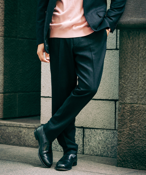 EDIFICE（エディフィス）の「トップ ツイード スラックス【セットアップ着用可能】（スラックス・メンズ・チャコールグレー/ブラック/ブラウン/ベージュ系その他・XX-LARGE/X-LARGE/LARGE/MEDIUM/SMALL/X-SMALL）」の7枚目の写真