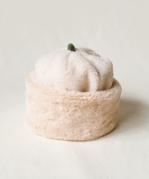 ORIENT MILLINERY（オリエント ミリナリー）の「トロフ（ニットキャップ/ビーニー・レディース・ベージュ/アイボリー/ブラック・FREE）」の2枚目の写真