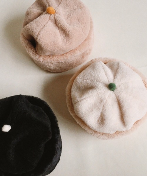 ORIENT MILLINERY（オリエント ミリナリー）の「トロフ（ニットキャップ/ビーニー・レディース・ベージュ/アイボリー/ブラック・FREE）」の4枚目の写真