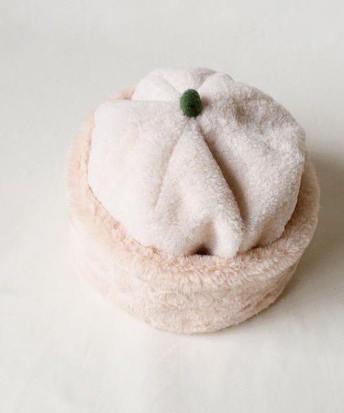 ORIENT MILLINERY（オリエント ミリナリー）の「トロフ（ニットキャップ/ビーニー・レディース・ベージュ/アイボリー/ブラック・FREE）」の10枚目の写真