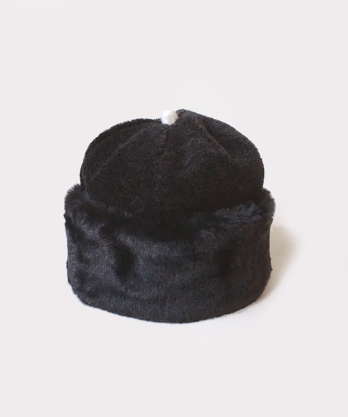 ORIENT MILLINERY（オリエント ミリナリー）の「トロフ（ニットキャップ/ビーニー・レディース・ベージュ/アイボリー/ブラック・FREE）」の20枚目の写真