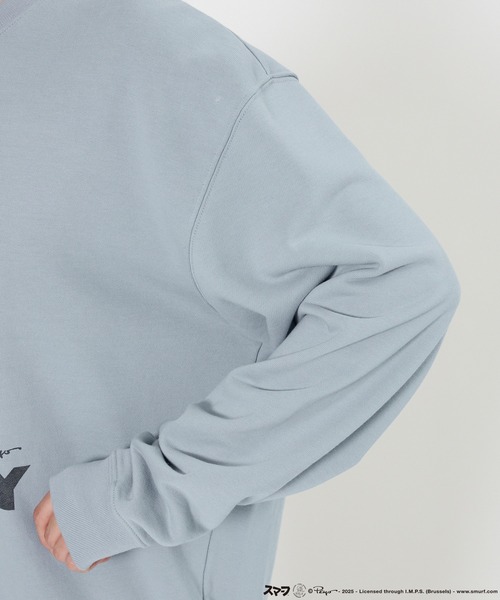 GOOD ROCK SPEED（グッドロックスピード）の「【GOOD ROCK SPEED】SMURFS/スウェット（スウェット・レディース・サックスブルー・フリー）」の3枚目の写真