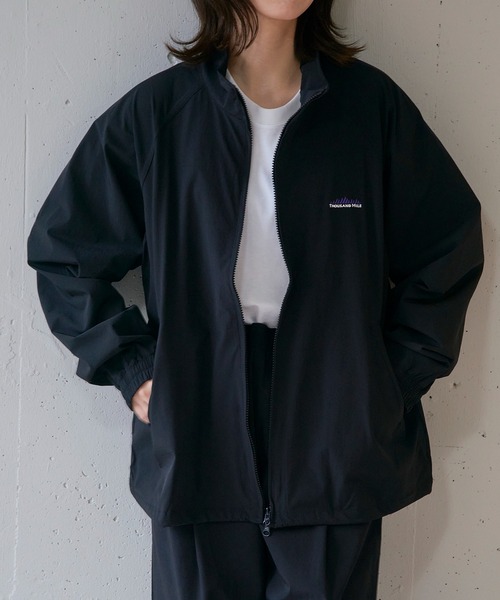 THOUSAND MILE(サウザンドマイル)の「【THOUSAND MILE】ZIP BLOUSON&T-SHIRT&PANTS SET UP(セットアップ・メンズ・ブラック/チャコールグレー・M/L/XL)」の5枚目の写真