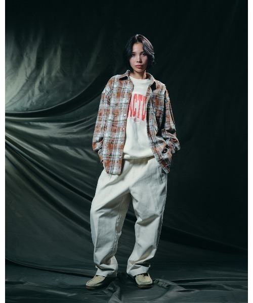 #Re:room（リルーム）の「カクタスヴィンテージクラックプリントスウェットトレーナー（Tシャツ/カットソー・メンズ・ネイビー/オフホワイト/ライトブラック・M-L/S-M）」の20枚目の写真