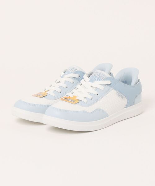 SKECHERS(スケッチャーズ)の「【SKECHERS】スケッチャーズ SLIP-INS:BOBS D'VINE - SO HOOKED(スリップインズ:ボブス ディーバイン - ソー フックド)レースアップスニーカー 114827(スニーカー・レディース・ナチュラル/ライトブルー・25.0cm/24.5cm/24.0cm/23.5cm/23.0cm)」の2枚目の写真