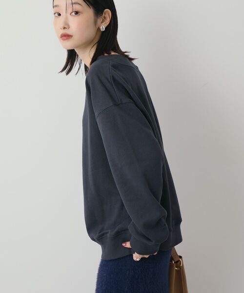 セール】Vネックワンポイントロゴスウェットプルオーバー（スウェット