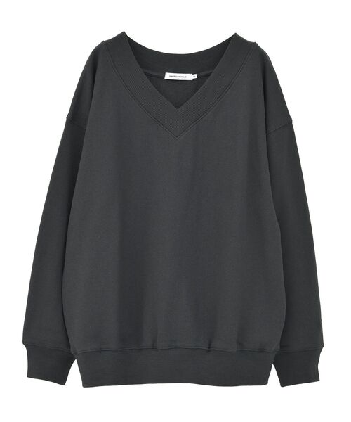 Runholic様 セール】Vネックワンポイントロゴスウェットプルオーバー（スウェット