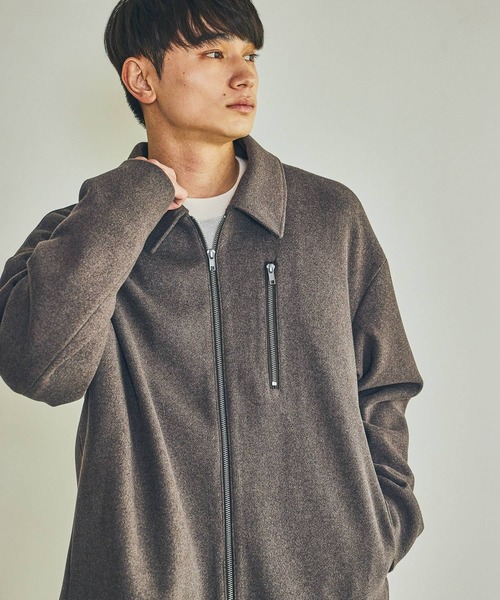 LAKOLE(ラコレ)の「ウーリーテックブルゾン / 570658(ブルゾン・メンズ・ブラック/ダークグレー/ブラウン・LARGE/MEDIUM)」の1枚目の写真