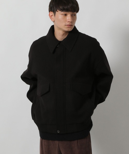 LAKOLE(ラコレ)の「ウーリーテックブルゾン / 570658(ブルゾン・メンズ・ブラック/ダークグレー/ブラウン・LARGE/MEDIUM)」の12枚目の写真