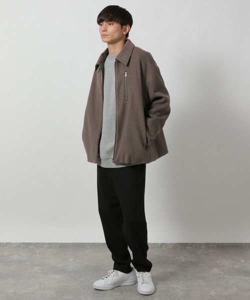 LAKOLE(ラコレ)の「ウーリーテックブルゾン / 570658(ブルゾン・メンズ・ブラック/ダークグレー/ブラウン・LARGE/MEDIUM)」の14枚目の写真