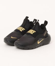 NIKE(ナイキ)のNIKE ナイキ 17-22(H) FLEX RUNNER 4 SE (PS) フレックス ランナー 4 SE PS KIM6736 001BLK/M GOLD(スニーカー)