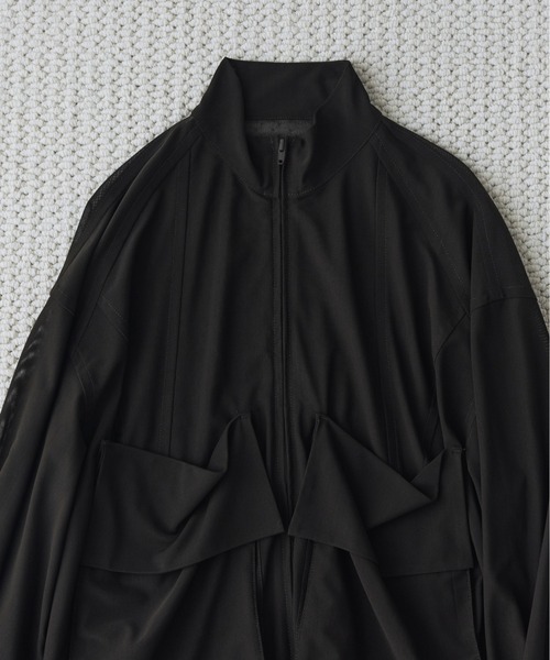 remer（リメール）の「クロップドマイクロメッシュトラックジャケット / Cropped Micro Mesh Track Jacket /（その他アウター・メンズ・ブラック/オリーブ・LARGE/MEDIUM/SMALL/X-SMALL）」の19枚目の写真