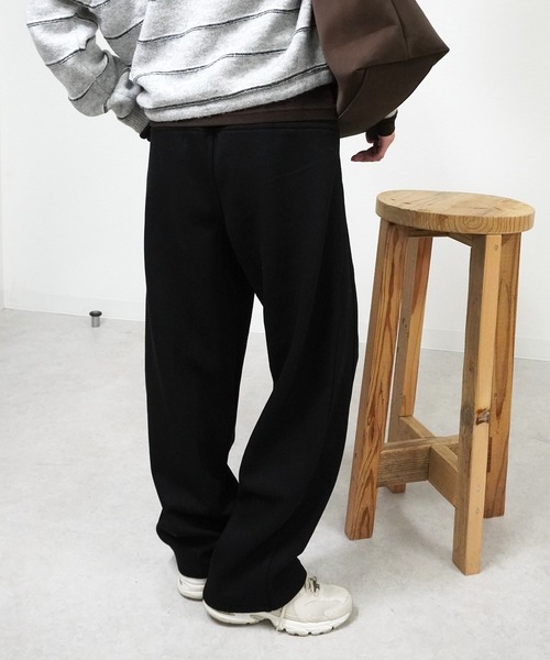 gossara（ゴサラ）の「裏毛ボンディングPT（スウェットパンツ・レディース・ブラック/オートミール/杢グレー・FREE）」の5枚目の写真