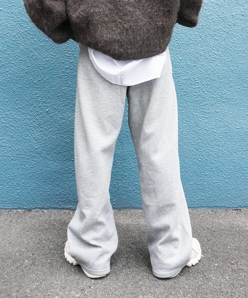 gossara（ゴサラ）の「裏毛ボンディングPT（スウェットパンツ・レディース・ブラック/オートミール/杢グレー・FREE）」の9枚目の写真