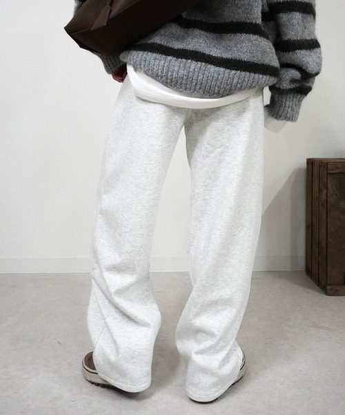 gossara（ゴサラ）の「裏毛ボンディングPT（スウェットパンツ・レディース・ブラック/オートミール/杢グレー・FREE）」の11枚目の写真
