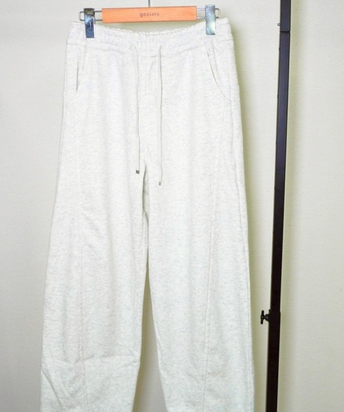 gossara（ゴサラ）の「裏毛ボンディングPT（スウェットパンツ・レディース・ブラック/オートミール/杢グレー・FREE）」の12枚目の写真