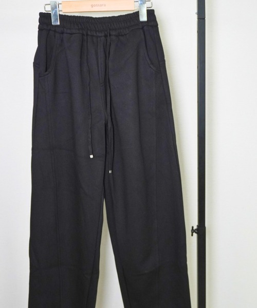 gossara（ゴサラ）の「裏毛ボンディングPT（スウェットパンツ・レディース・ブラック/オートミール/杢グレー・FREE）」の15枚目の写真