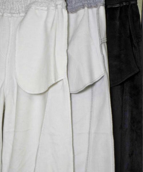 gossara（ゴサラ）の「裏毛ボンディングPT（スウェットパンツ・レディース・ブラック/オートミール/杢グレー・FREE）」の14枚目の写真