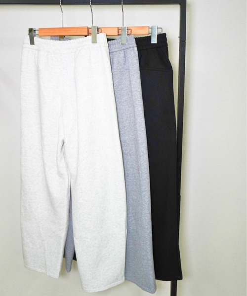 gossara（ゴサラ）の「裏毛ボンディングPT（スウェットパンツ・レディース・ブラック/オートミール/杢グレー・FREE）」の16枚目の写真