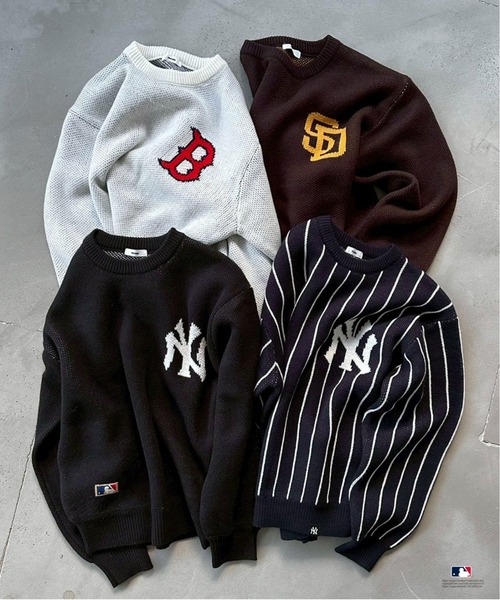 セール】Perushu × MLB ジャガードニット（ニット/セーター）｜Perushu