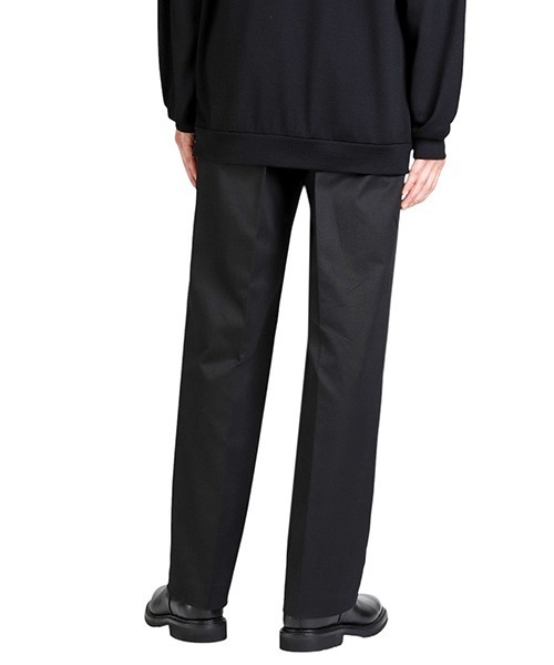 Scye（サイ）の「Scye / サイ ベーシックス：San Joaquin Cotton Pleated Trousers：5125-83529[MUS]（チノパンツ・メンズ・ブラック/ベージュ・36/38）」の10枚目の写真