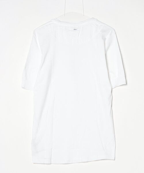 ARKnets（アークネッツ）の「Schiesser Revival / シーサー・リバイバル：Karl-Heinz Henley 1/2：177373[MUS]（Tシャツ/カットソー・メンズ・ダークブルー/ホワイト・6）」の3枚目の写真