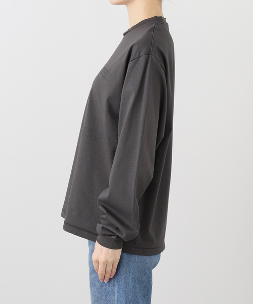 FRAMeWORK（フレームワーク）の「ロゴロンT(LIVELY)（Tシャツ/カットソー・レディース・ブラウン/ホワイト/チャコールグレー・FREE）」の18枚目の写真