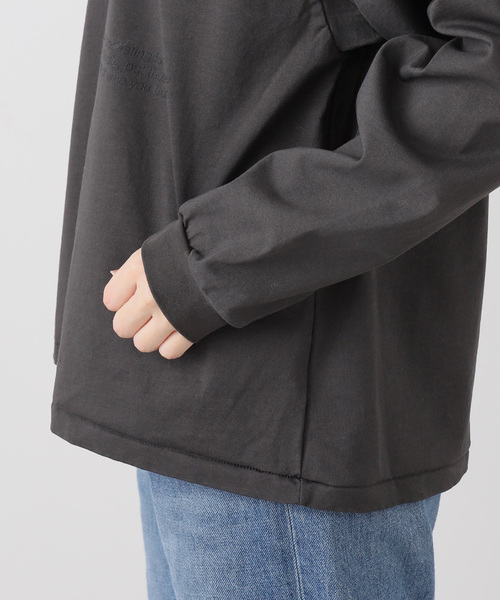 FRAMeWORK（フレームワーク）の「ロゴロンT(LIVELY)（Tシャツ/カットソー・レディース・ブラウン/ホワイト/チャコールグレー・FREE）」の22枚目の写真