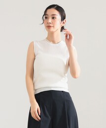 SLOANE | 【別注】SLOANE / 14ゲージ ワイドリブ ノースリーブ ニット(ニット/セーター)