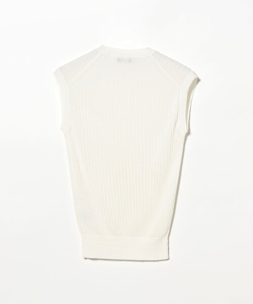 SLOANE（スローン）の「【別注】SLOANE / 14ゲージ ワイドリブ ノースリーブ ニット（ニット/セーター・レディース・ピンク/ホワイト/ブラック・1/2）」の20枚目の写真