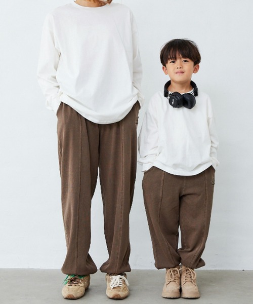 Fluffy BROTHERS(フラッフィーブラザーズ)の「スウェットパンツ(大人サイズ)(スウェットパンツ・メンズ・ブラウン/アイボリー/ネイビー・L/M/XL)」の13枚目の写真