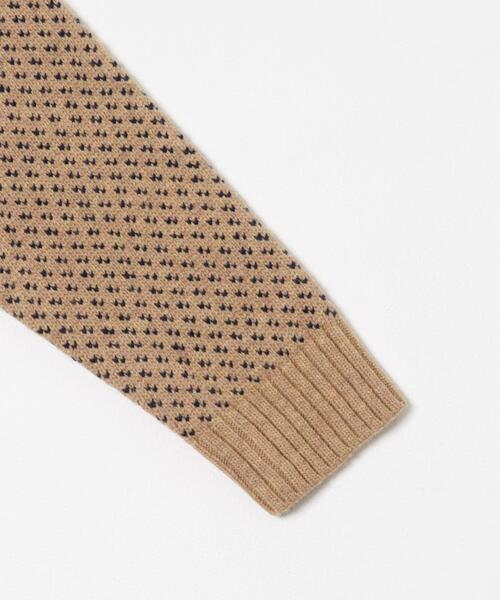 URBAN RESEARCH ROSSO MEN（アーバンリサーチロッソメン）の「『XLサイズあり』バーズアイ柄クルーネックニット（ニット/セーター・メンズ・ネイビー/グレー/アイボリー/ブラック/グレー系その他・SMALL/MEDIUM/LARGE/X-LARGE）」の10枚目の写真