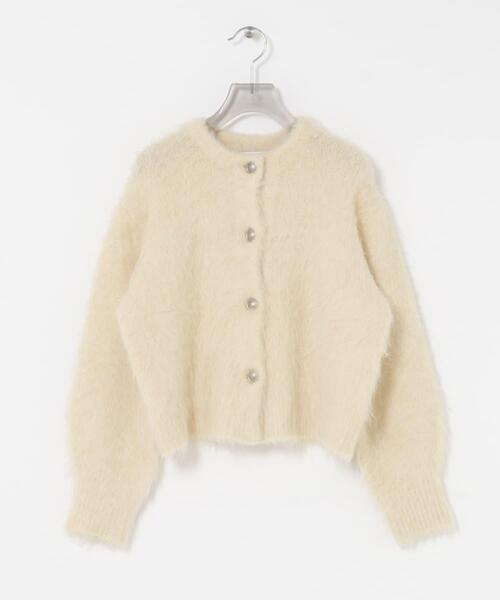 新品タグ付◆ URBAN RESEARCH ブラッシュシャギーニットカーディガン ブラッシュシャギーニットカーディガン(Free LIME): トップス｜URBAN