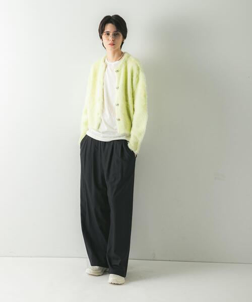 URBAN RESEARCH（アーバンリサーチ）の「ブラッシュシャギーニットカーディガン（カーディガン/ボレロ・レディース・グレー/グリーン系その他/ホワイト系その他/ピンク・FREE）」の12枚目の写真