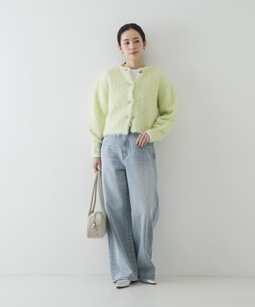セール】ブラッシュシャギーニットカーディガン（カーディガン/ボレロ